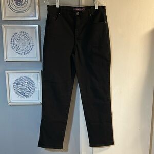 Gloria Vanderbilt Women’s Amanda Black Jeans Size 12